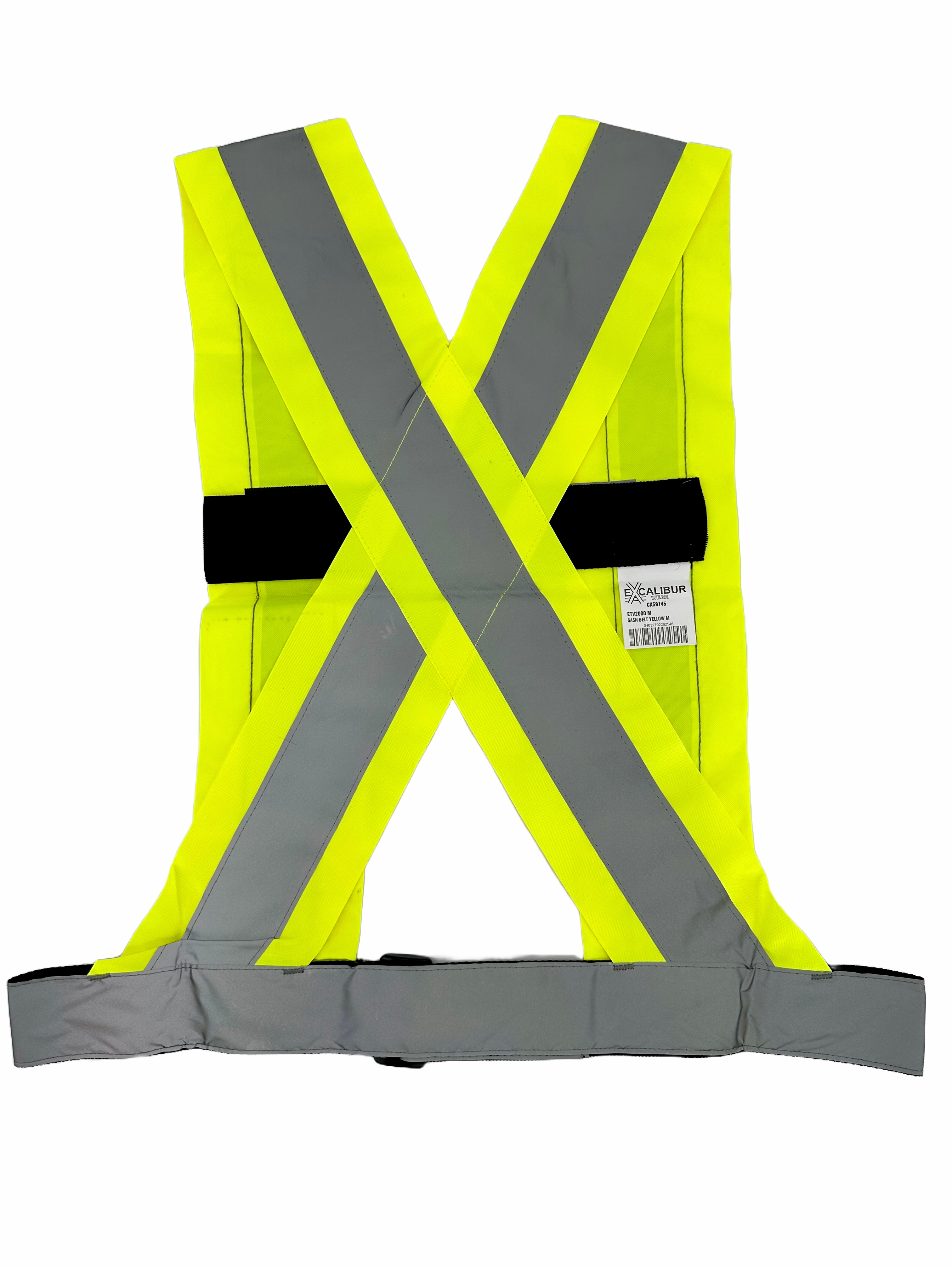 Traffic Sash Belt ( YELLOW ) W/ Reflective Tape