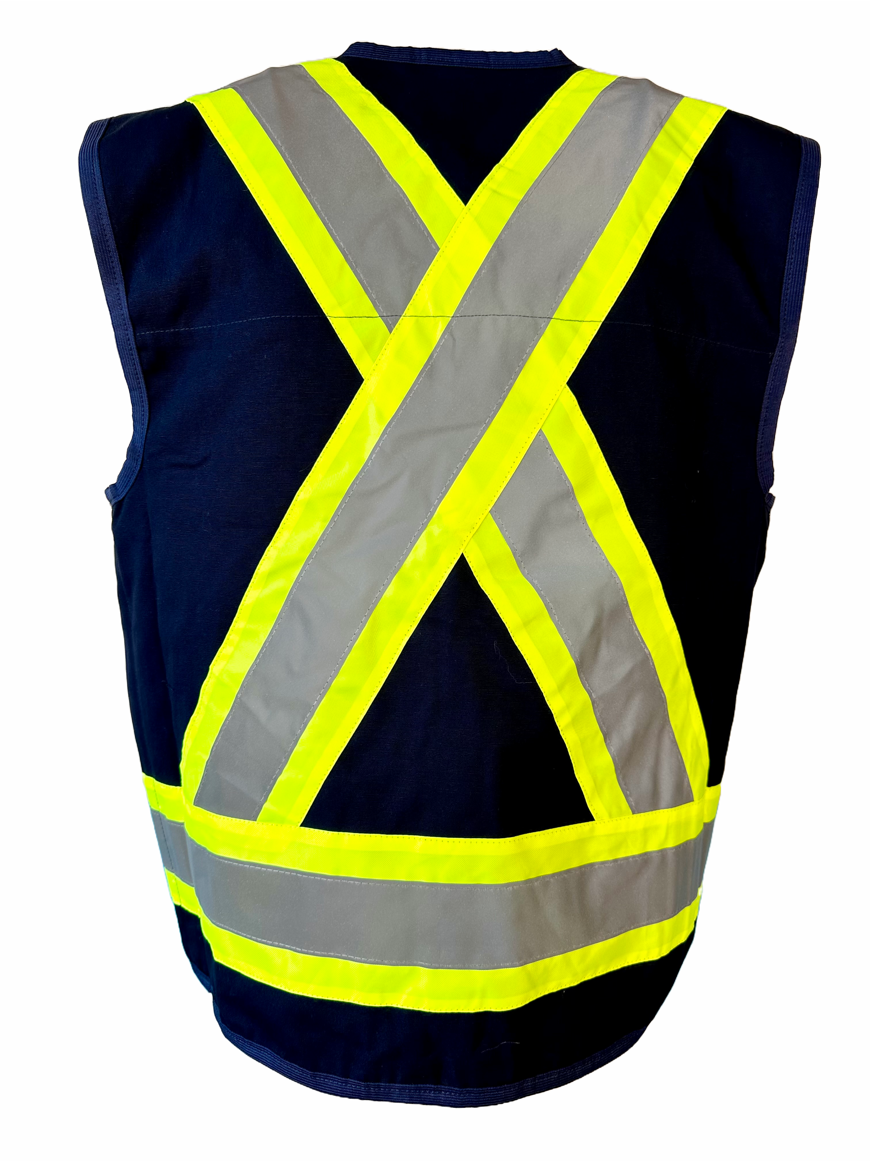 Surveyors Vest ( BLUE ) W/ Reflective Tape