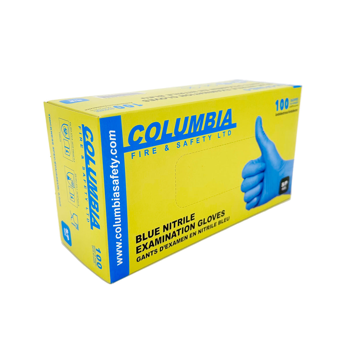 Nitrile Gloves ( Blue ) 4 Mil 100/BX