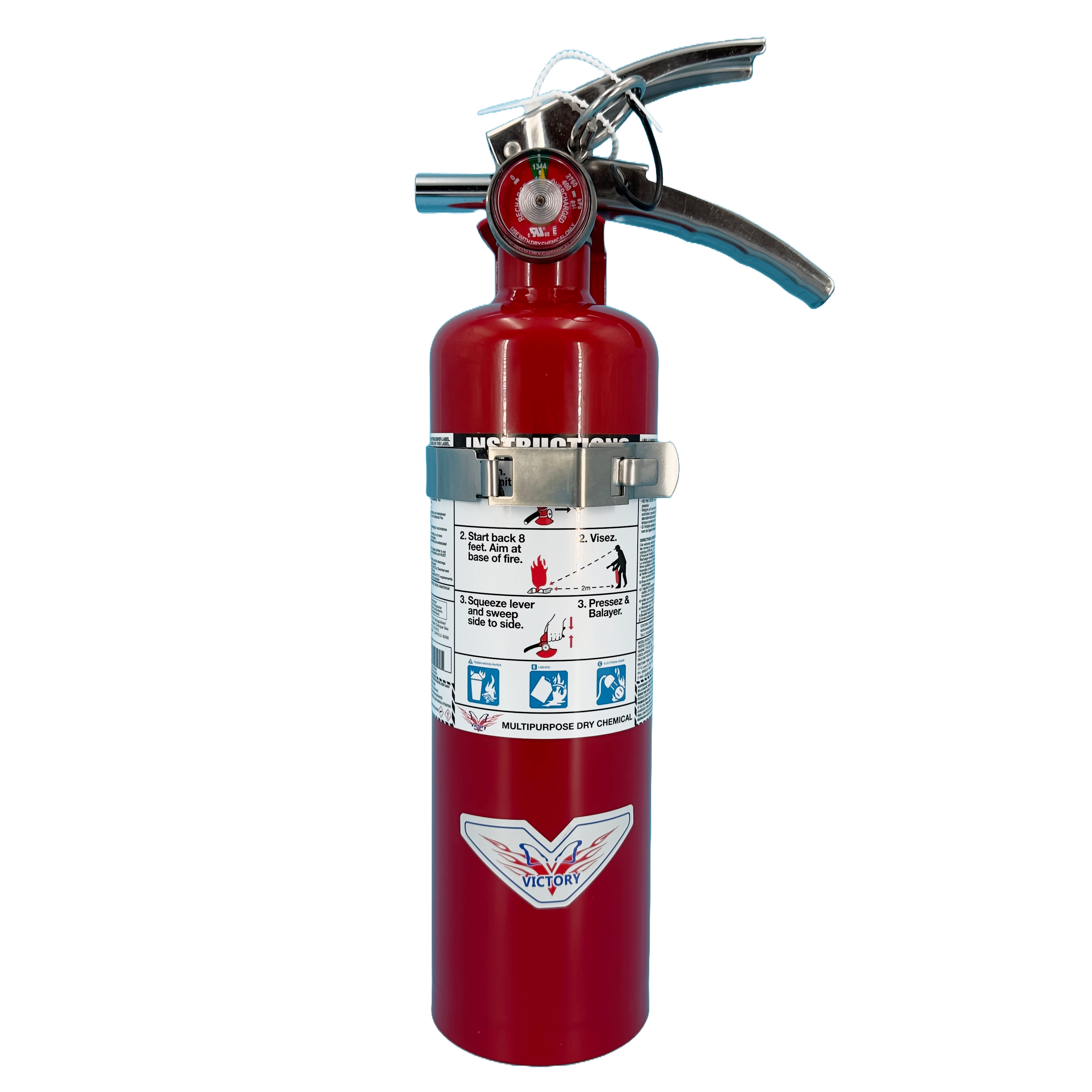 Fire Extinguisher ( 2.5lb ) A.B.C. W/ Vehicle Bracket