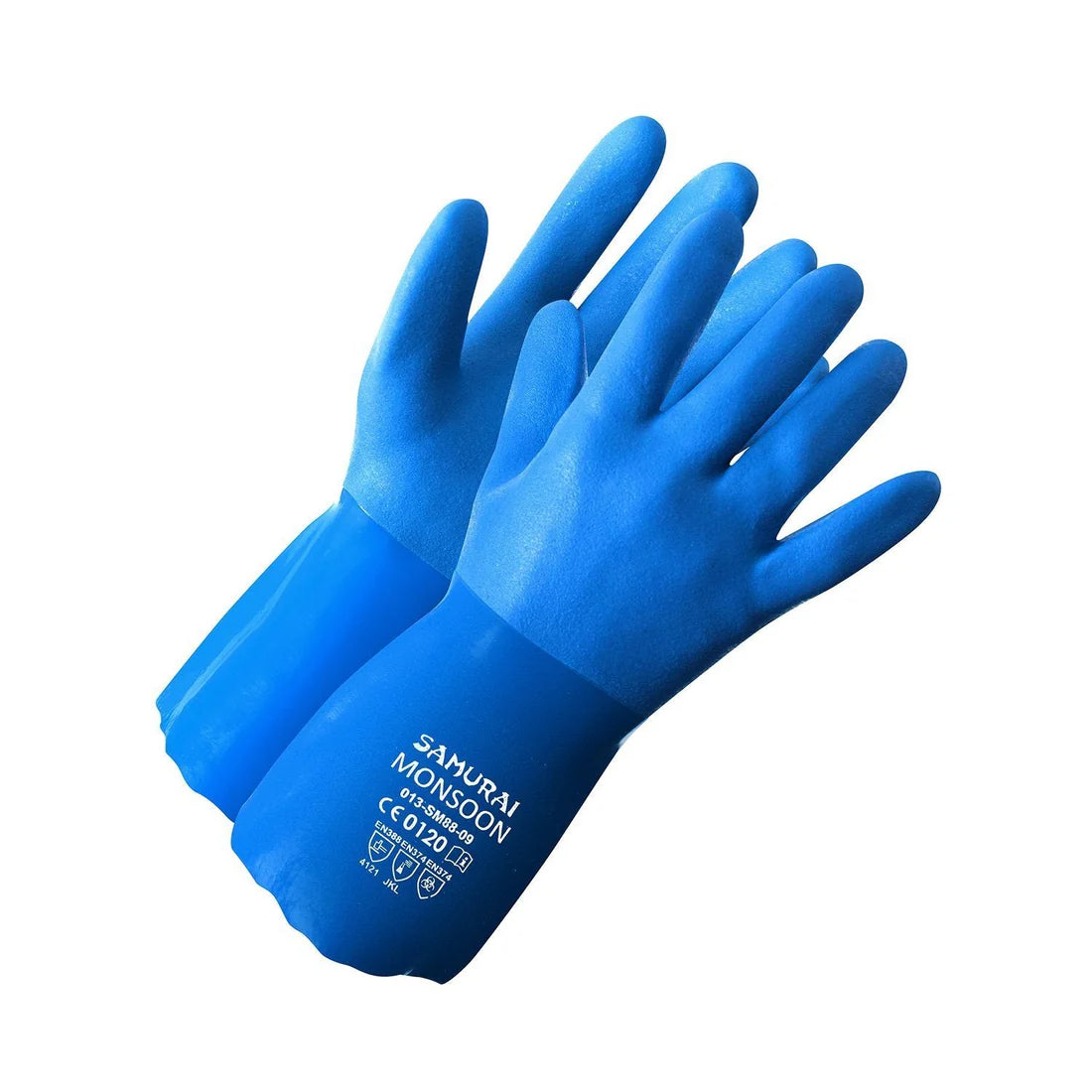 "Samurai Monsoon" PVC Triple Dipped Glove, Jersey Liner