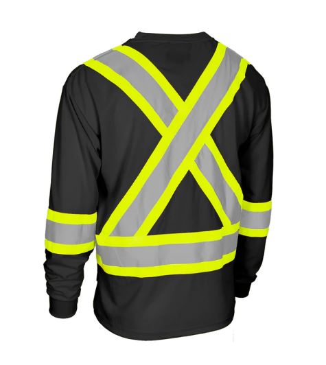 Traffic shirt (Black) crew neck Long Sleeve