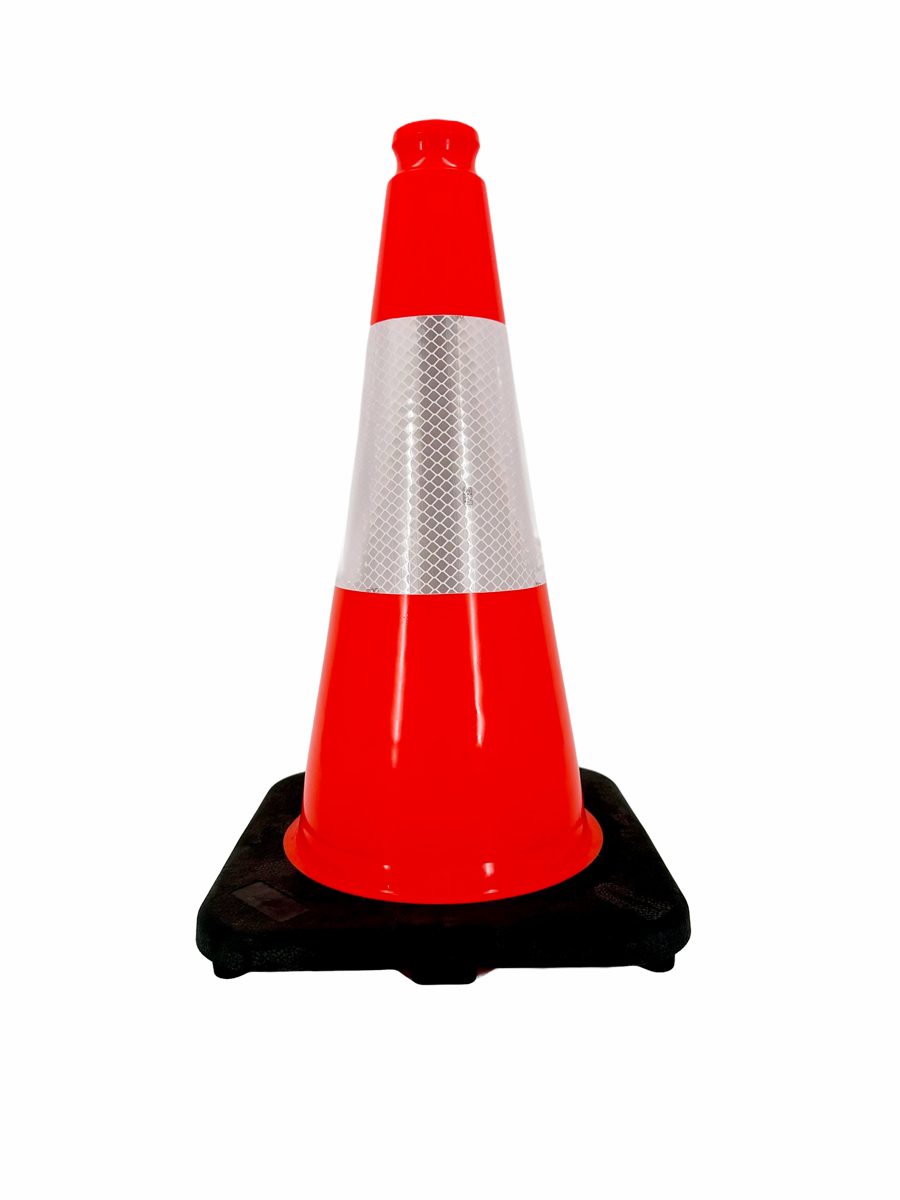 Traffic Cone 18" ( ORANGE ) W/ 3M Reflective Collar