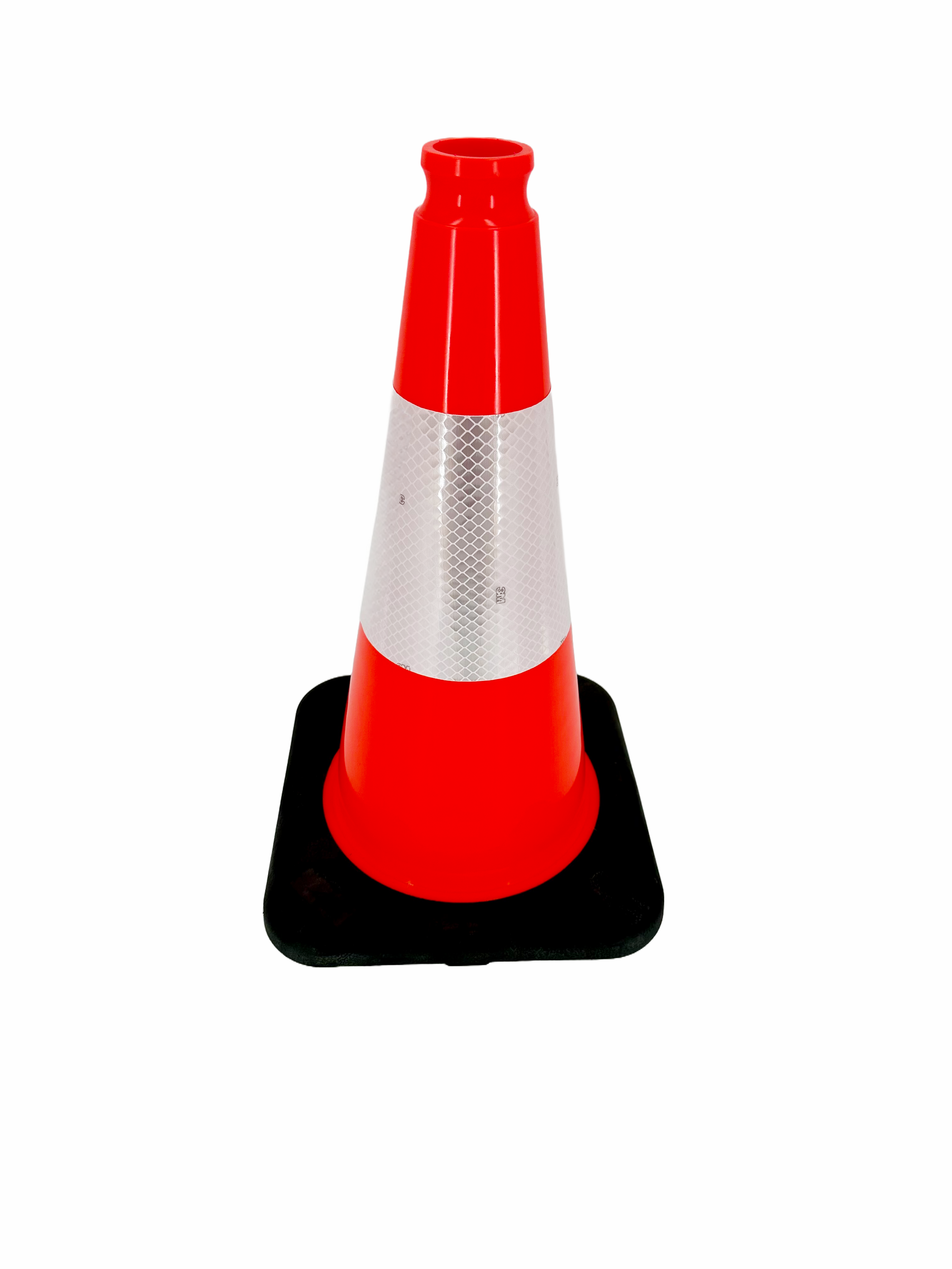 Traffic Cone 18" ( ORANGE ) W/ 3M Reflective Collar