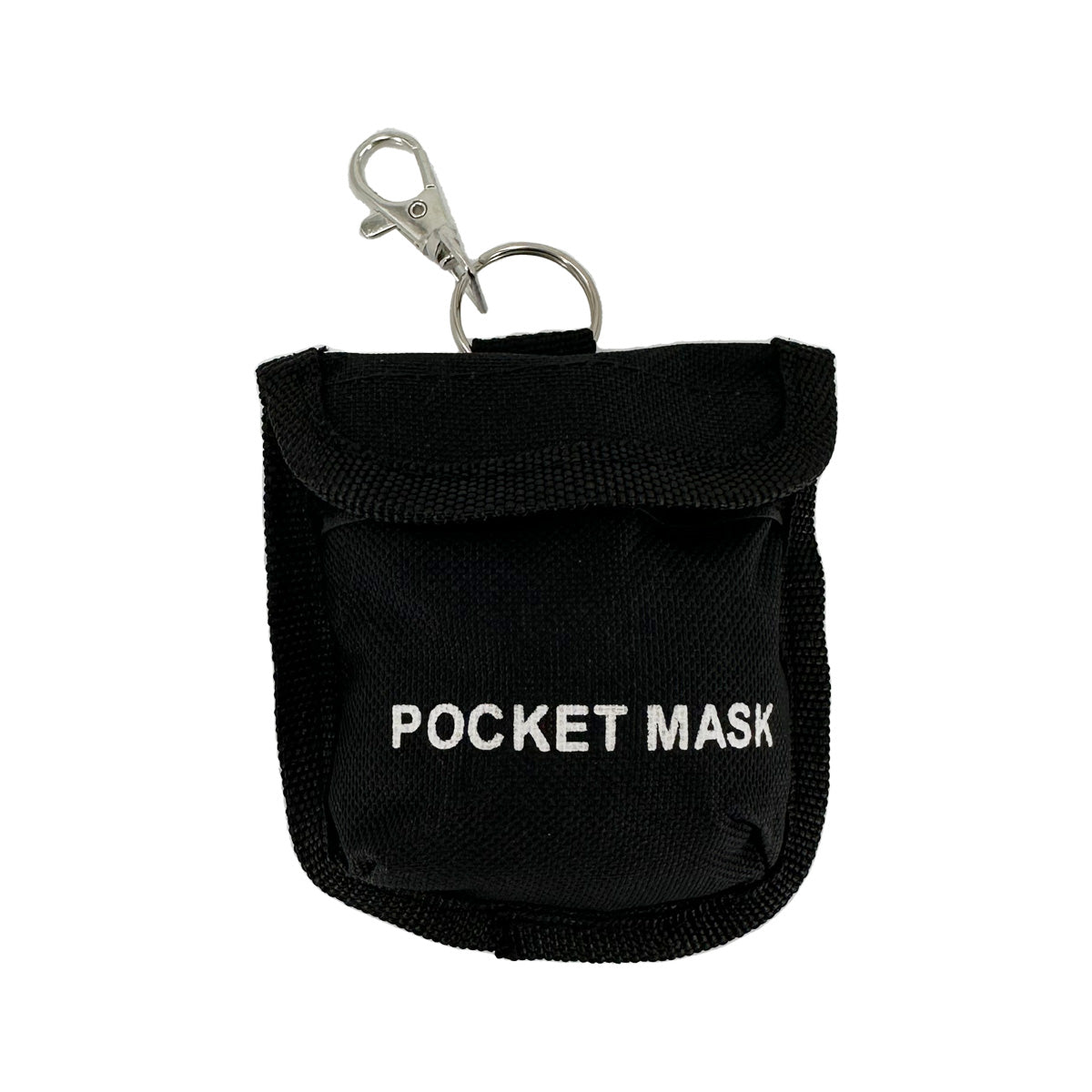 Bag, Black Key Chain Style With Belt Loop F/ CPR Mask