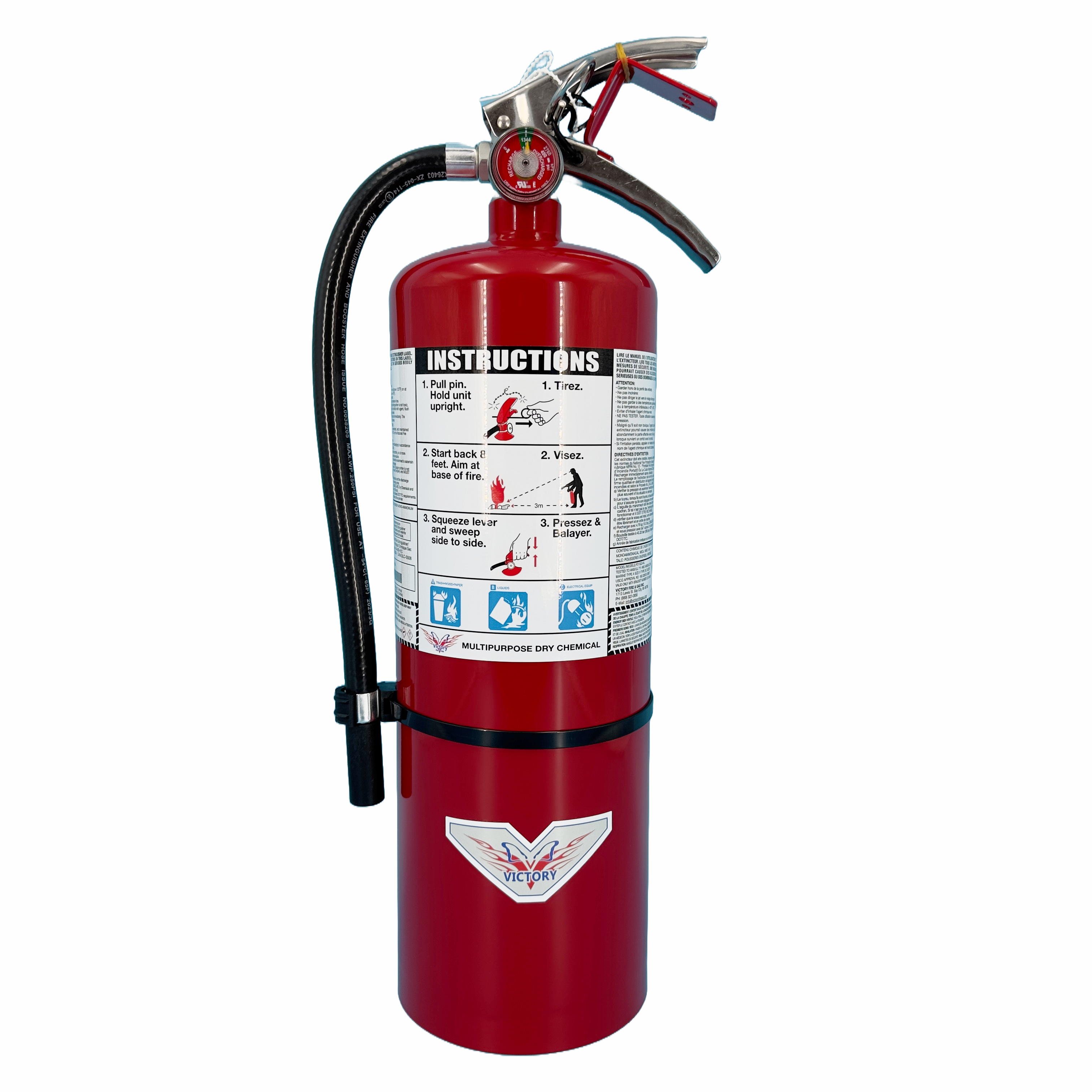 Fire Extinguisher ( 10lb ) A.B.C. W/ Wall Bracket