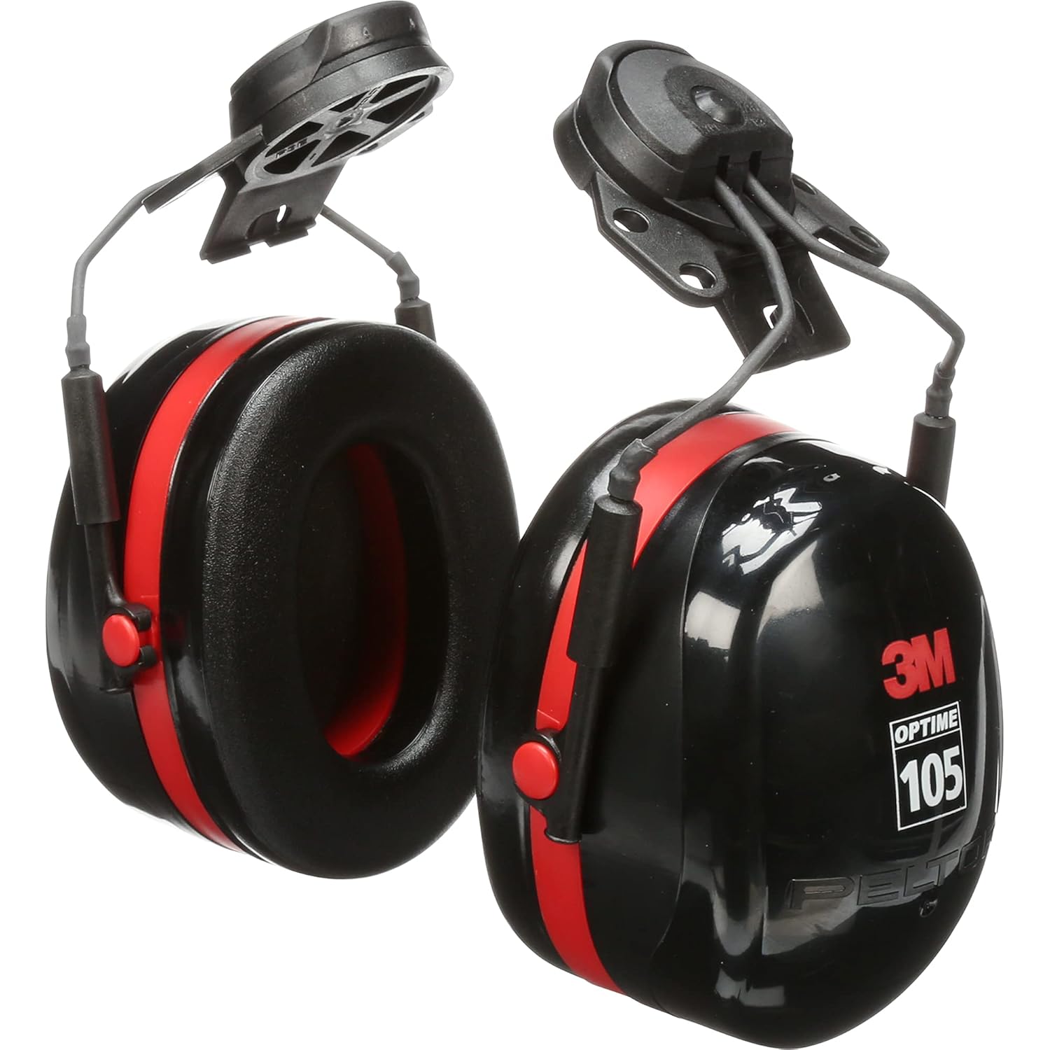 3M™ PELTOR™ Optime™ 105 Earmuffs, H10P3E, Hard Hat Attached