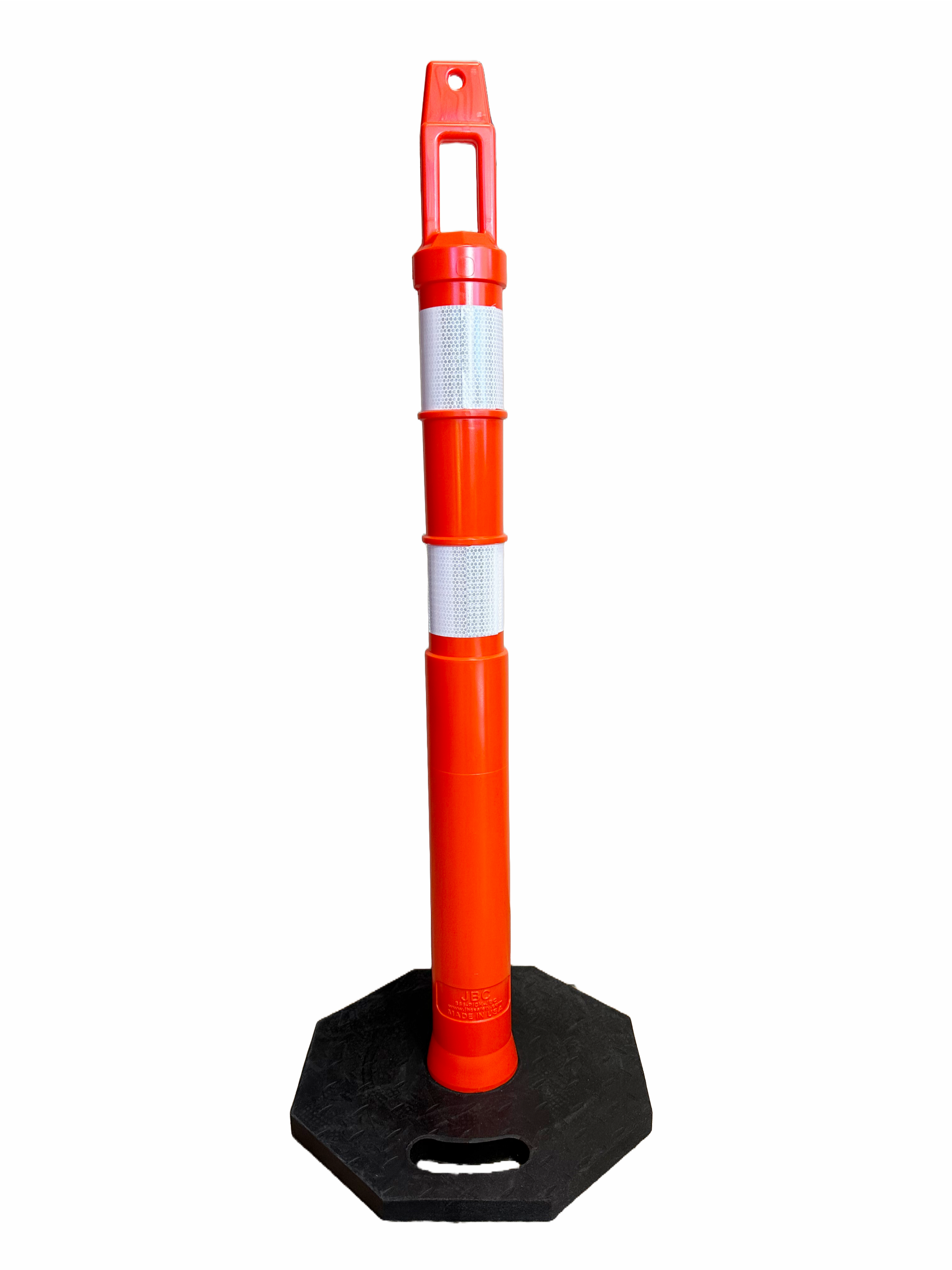 Delineator Post, 42" Hi-Viz W/ Looper Top