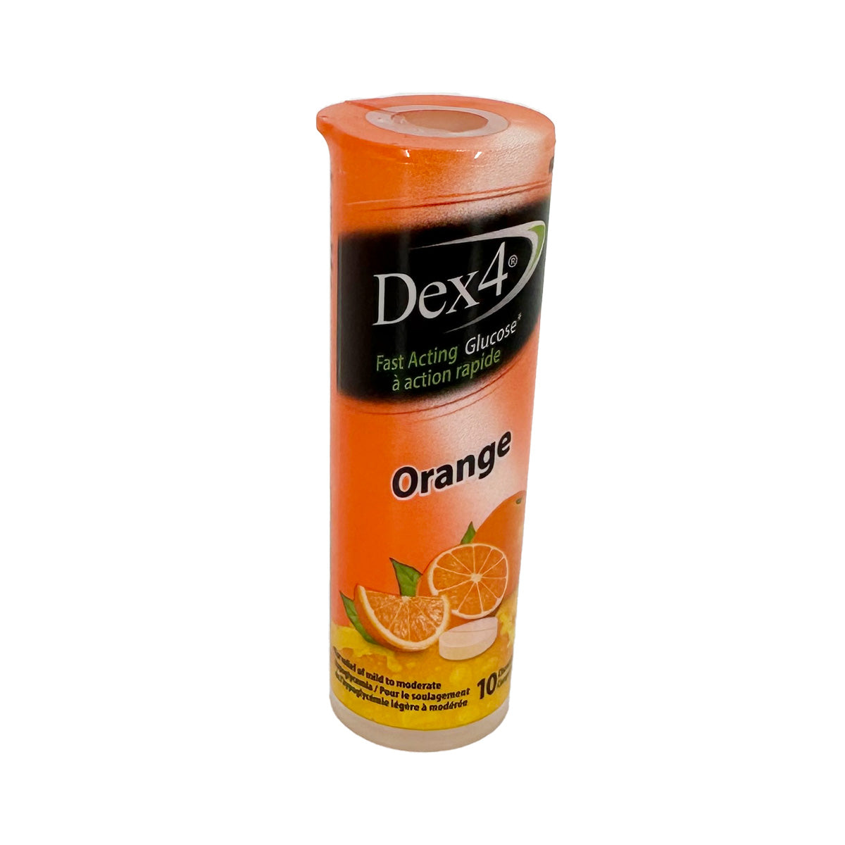 Glucose Tablets, Dex4 Orange ( 10 Tablets/ tube ) ( EA )