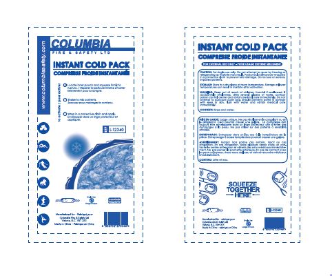 Instant ( Cold ) Pack  250G 5"x9" ( 12.8 x 22.8cm )