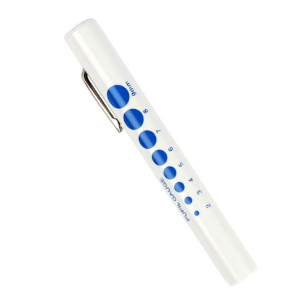 Pen Light Disposable W/ Pupil Gauge ( 2-9mm )