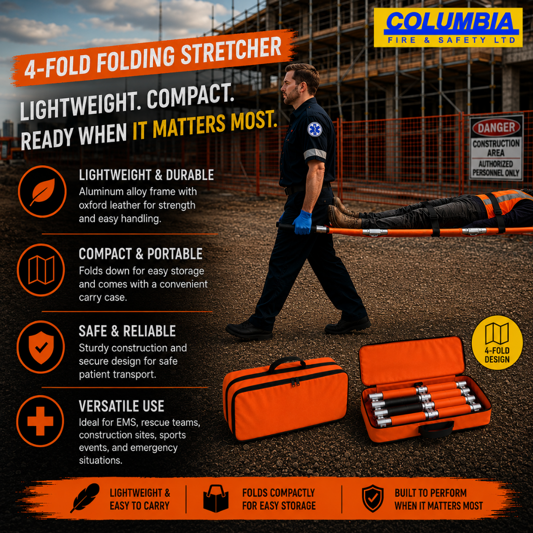 Folding Stretcher 4-fold (Orange)