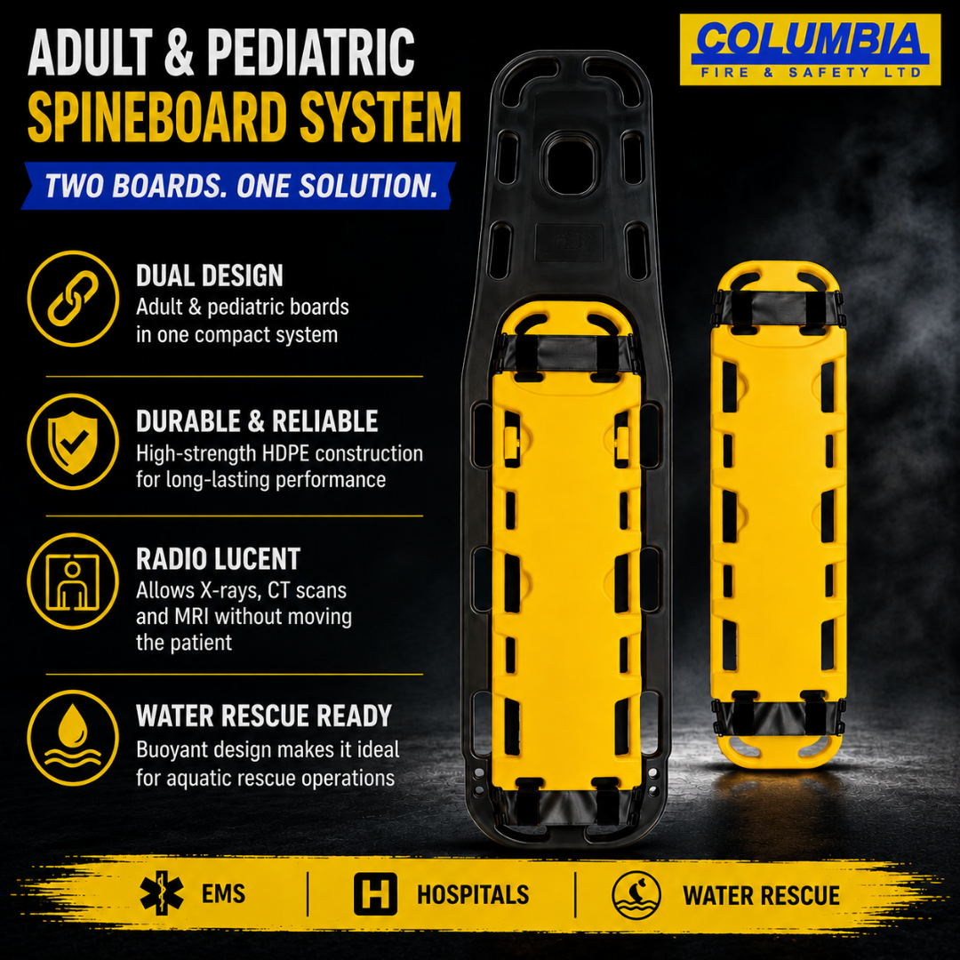 Spine Board with Removable Pediatric Board