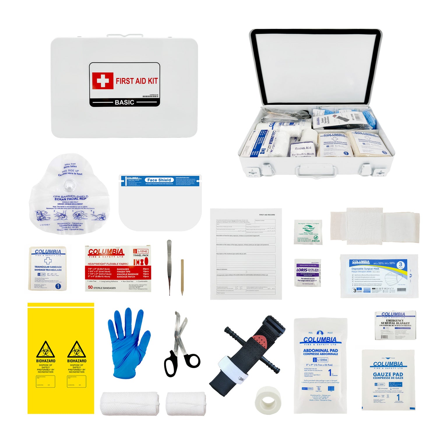 Worksafe BC ( Basic ) First Aid Kit