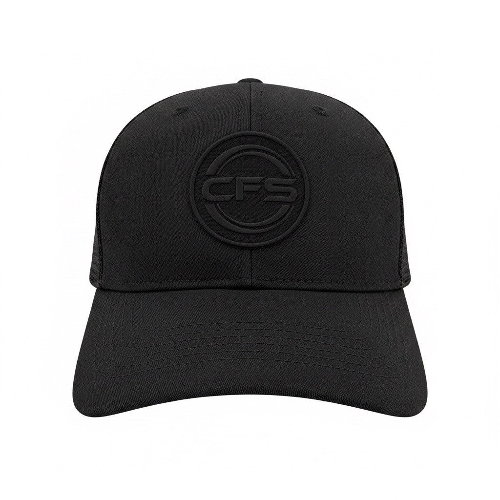 Ball Cap ( CFS ) Black/Black Circle patch