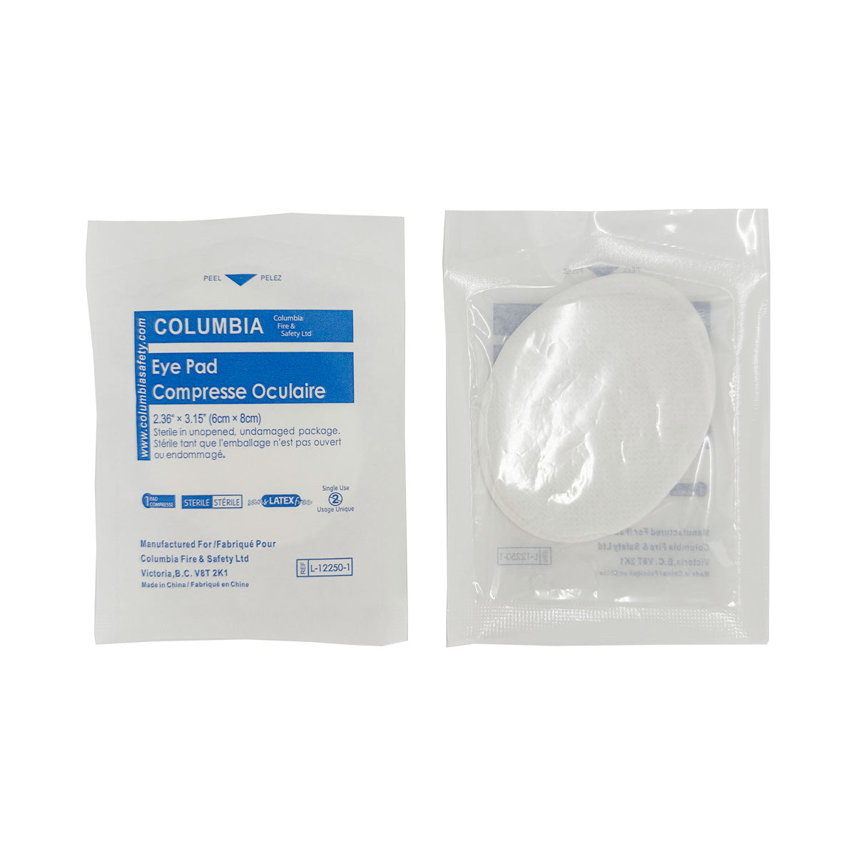 Eye Pads Sterile 2.36" x 3.15" ( 6cm x 8cm ) ( 1pkg )