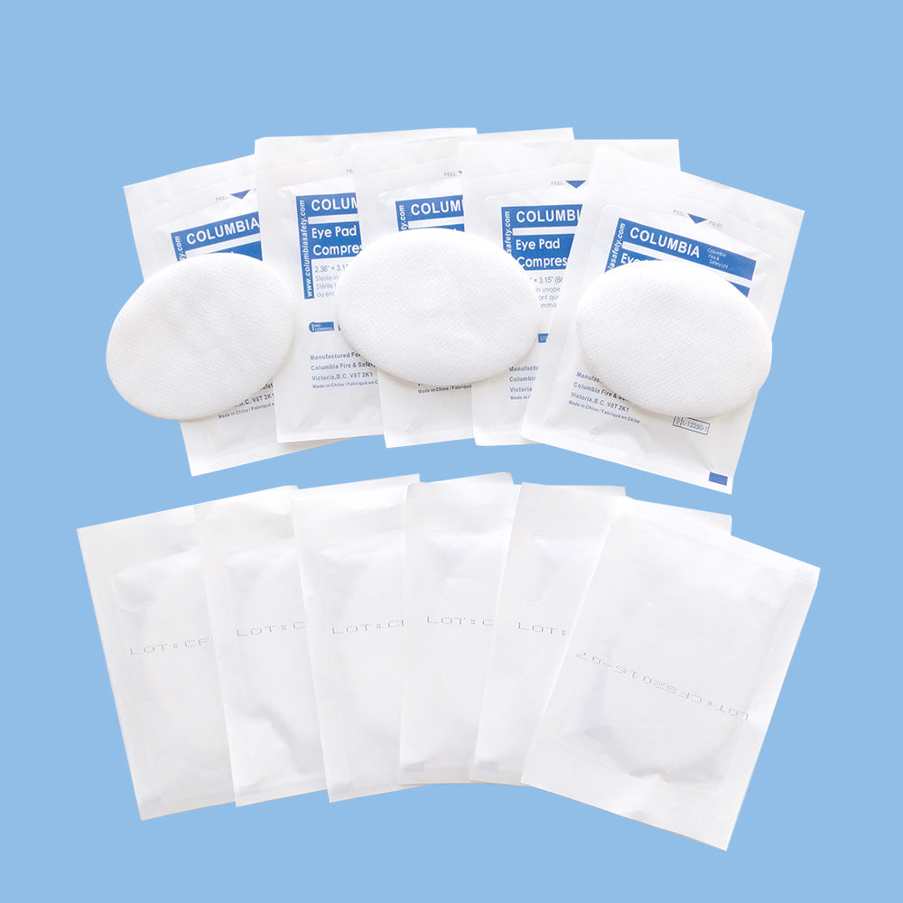 Eye Pads Sterile 2.36" x 3.15" ( 6cm x 8cm ) ( 1pkg )