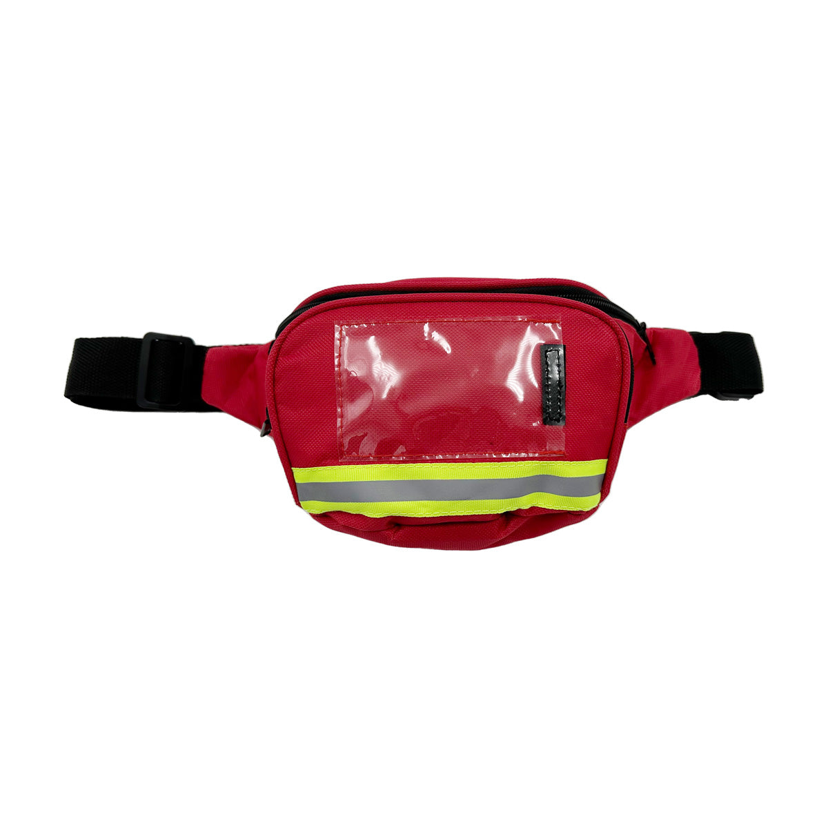 Bag, Red Nylon Fanny Pack with Card Slot F/ First Aid Kits