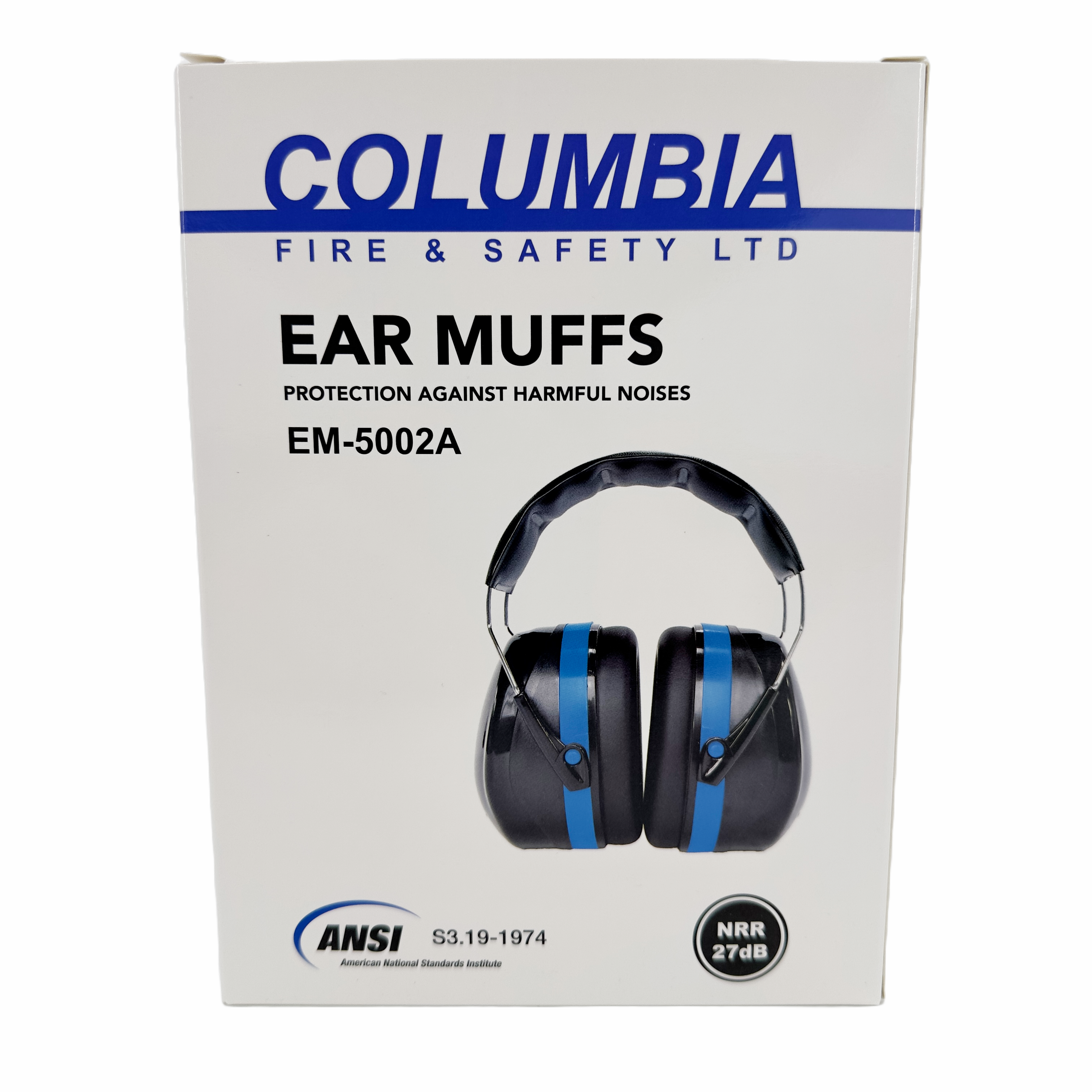 Columbia Ear Muffs ( 27 DB ) Over Head Style