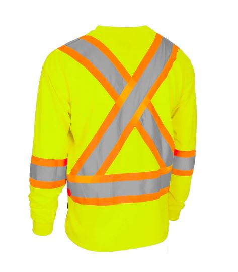 Traffic shirt (Yellow) crew neck Long Sleeve