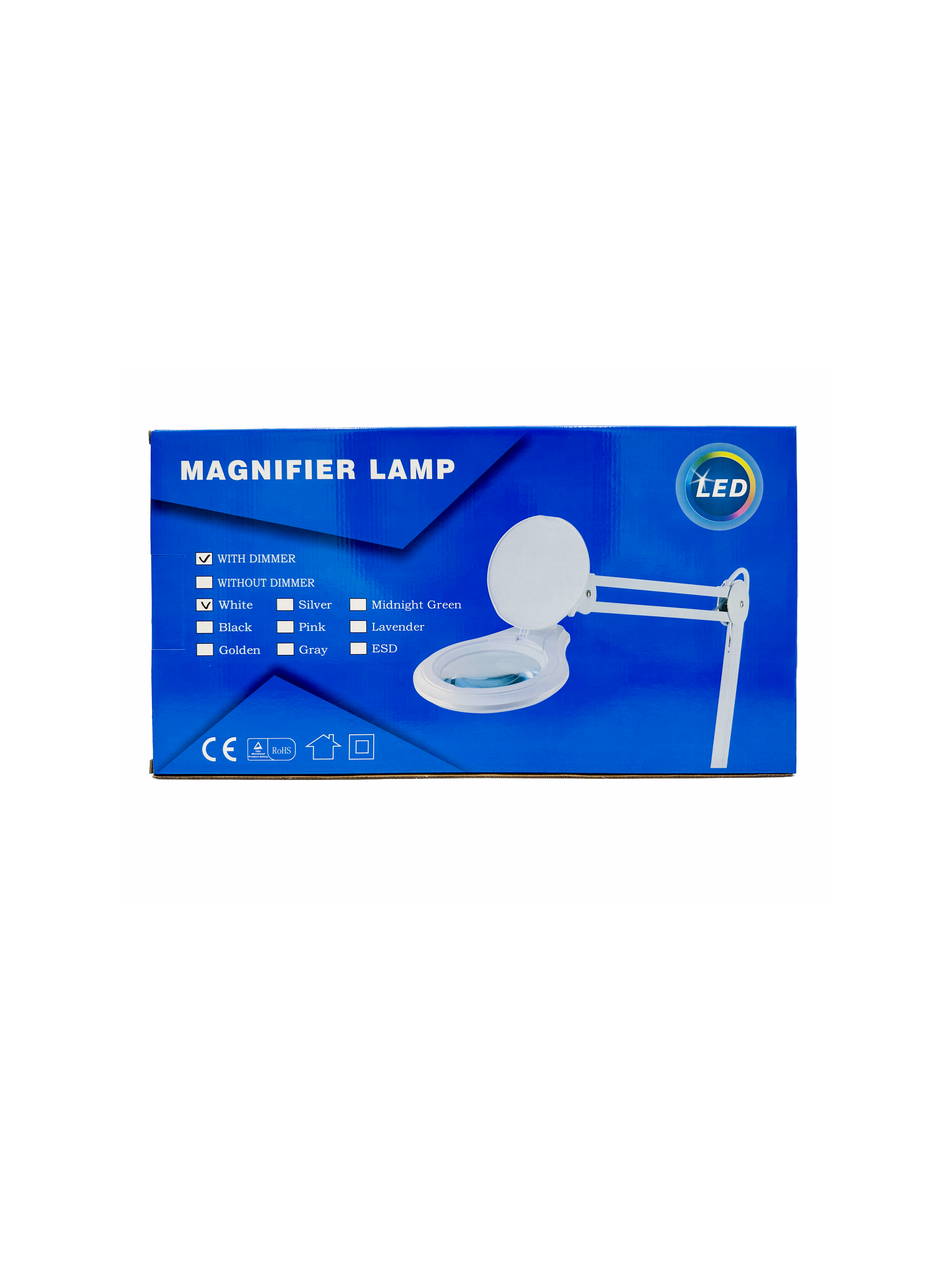 Eye Magnifier LED Lamp W/ Dimmer