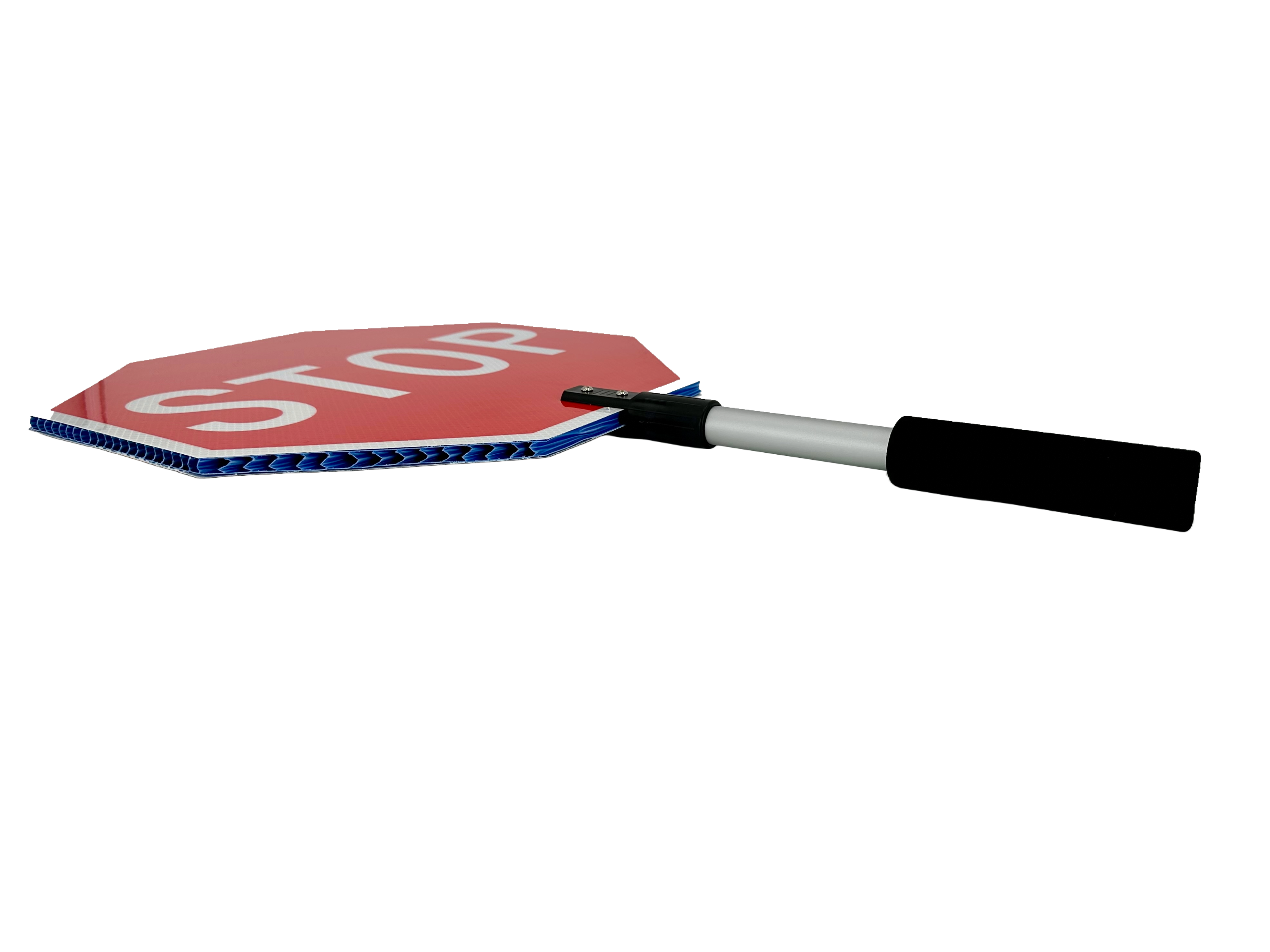 Diamond Grade Corrugated Plastic Paddle ( STOP / SLOW )