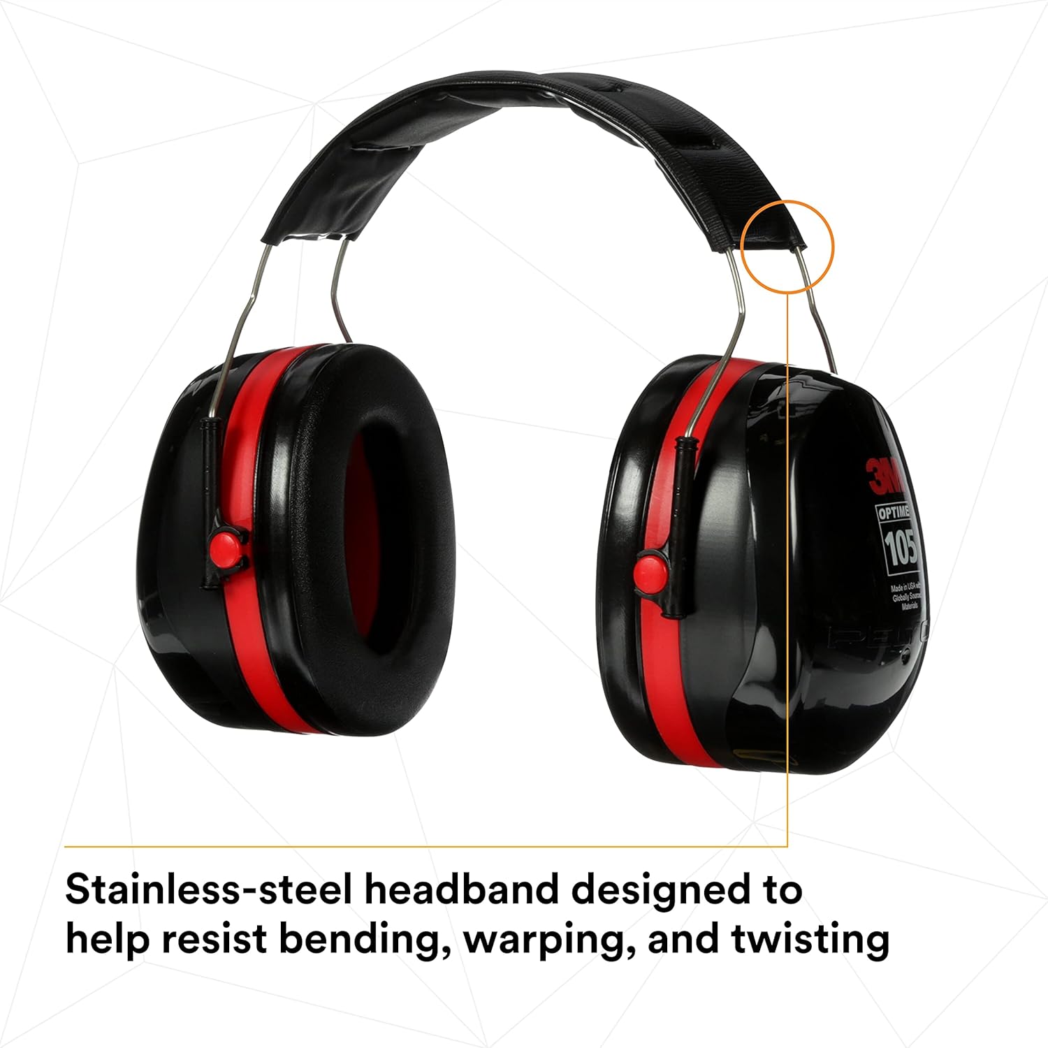 3M™ PELTOR™ Optime™ 105 Earmuffs, H10A, over-the-head,
