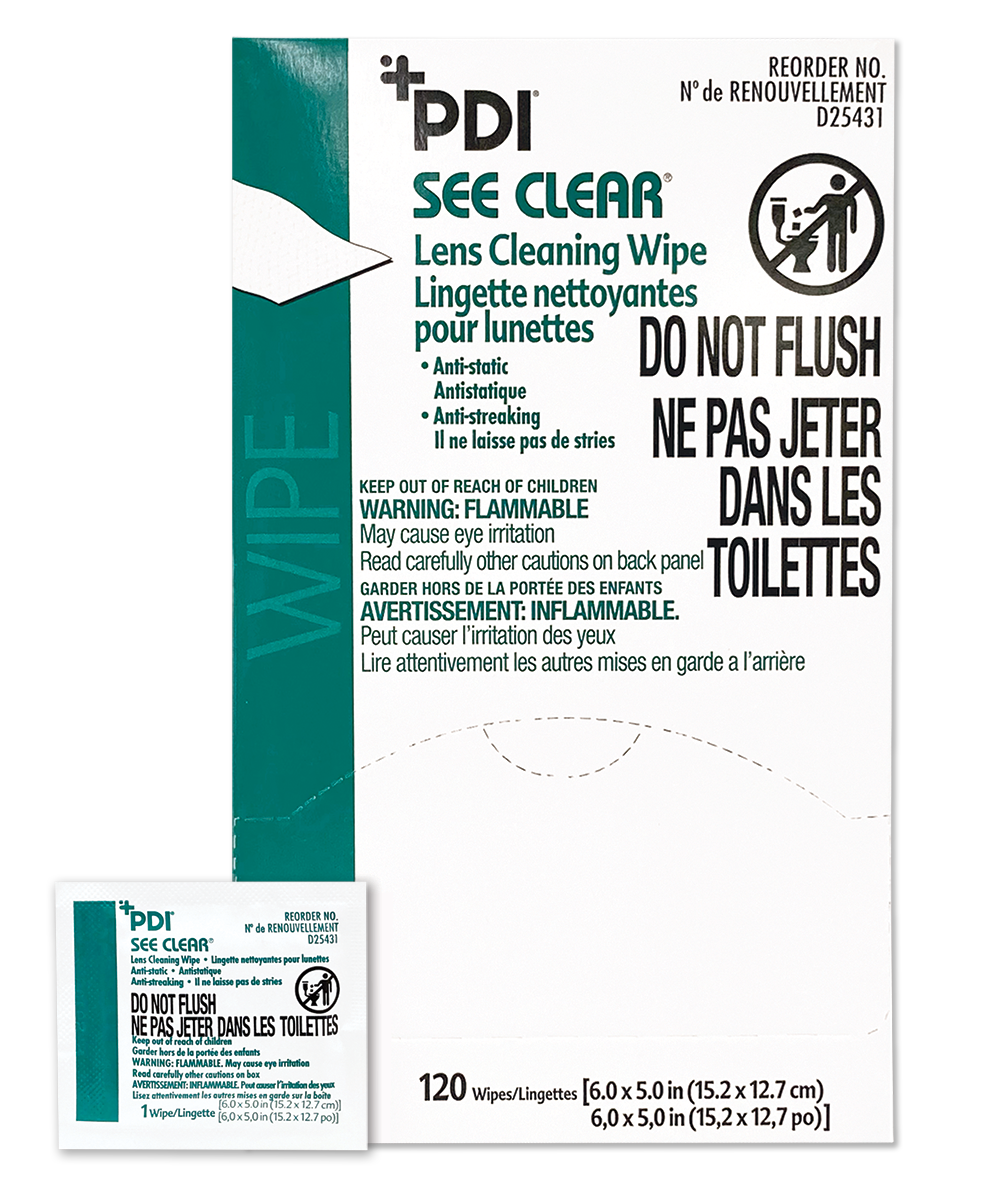 See Clear® Lens Cleaning Wipes PDI ( 120 )