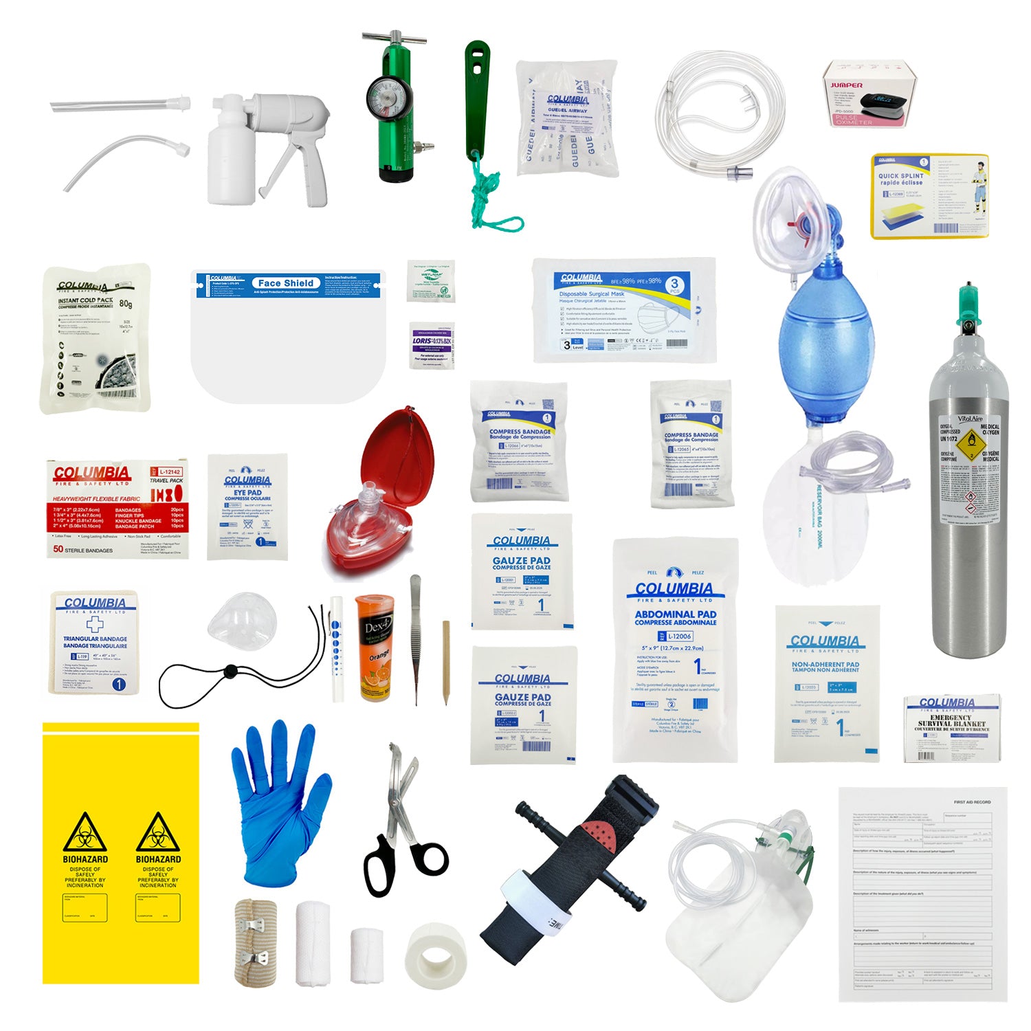 Worksafe BC ( Advanced + Oxygen ) First Aid Kit