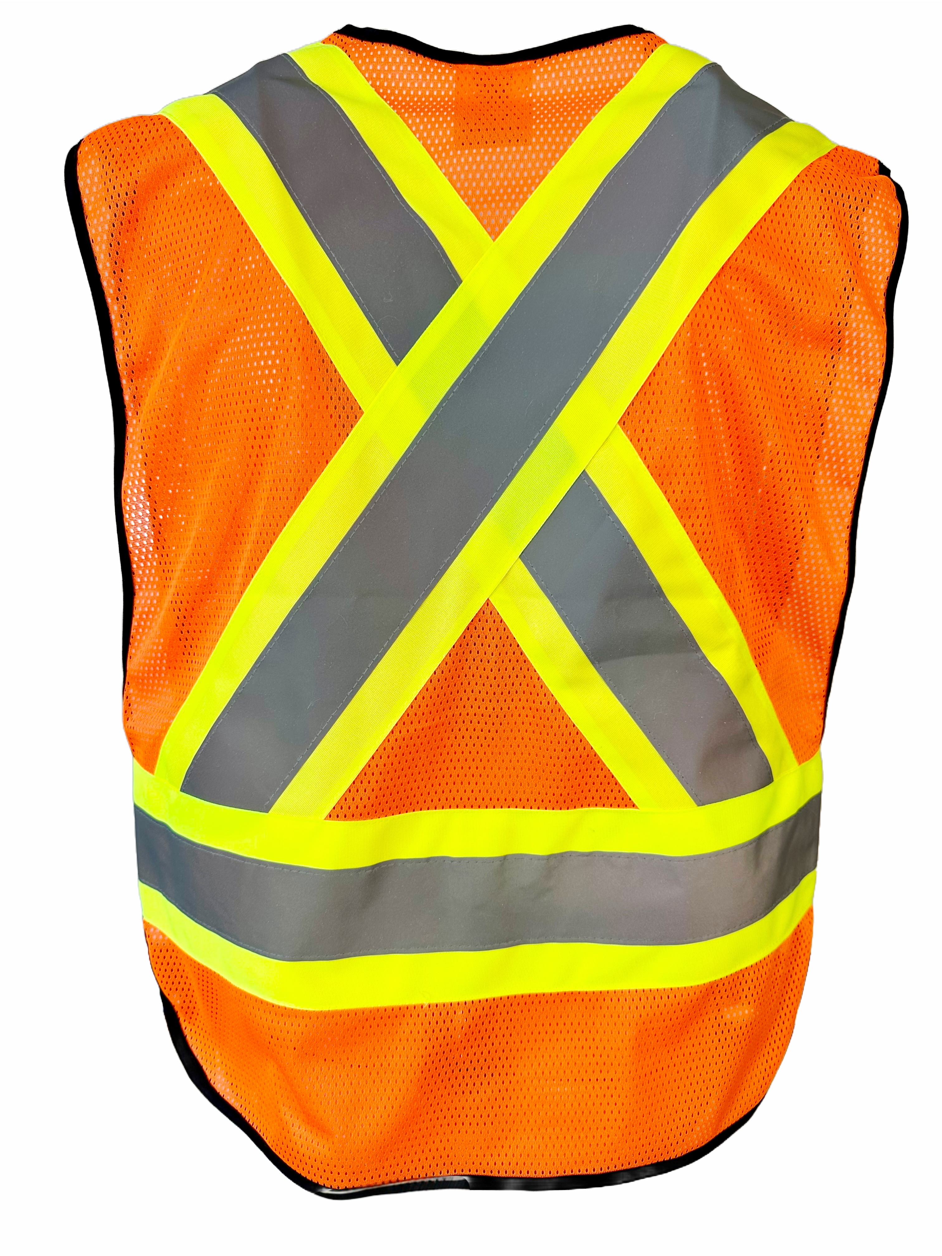 Mesh Traffic Vest  W/ Reflective Tape