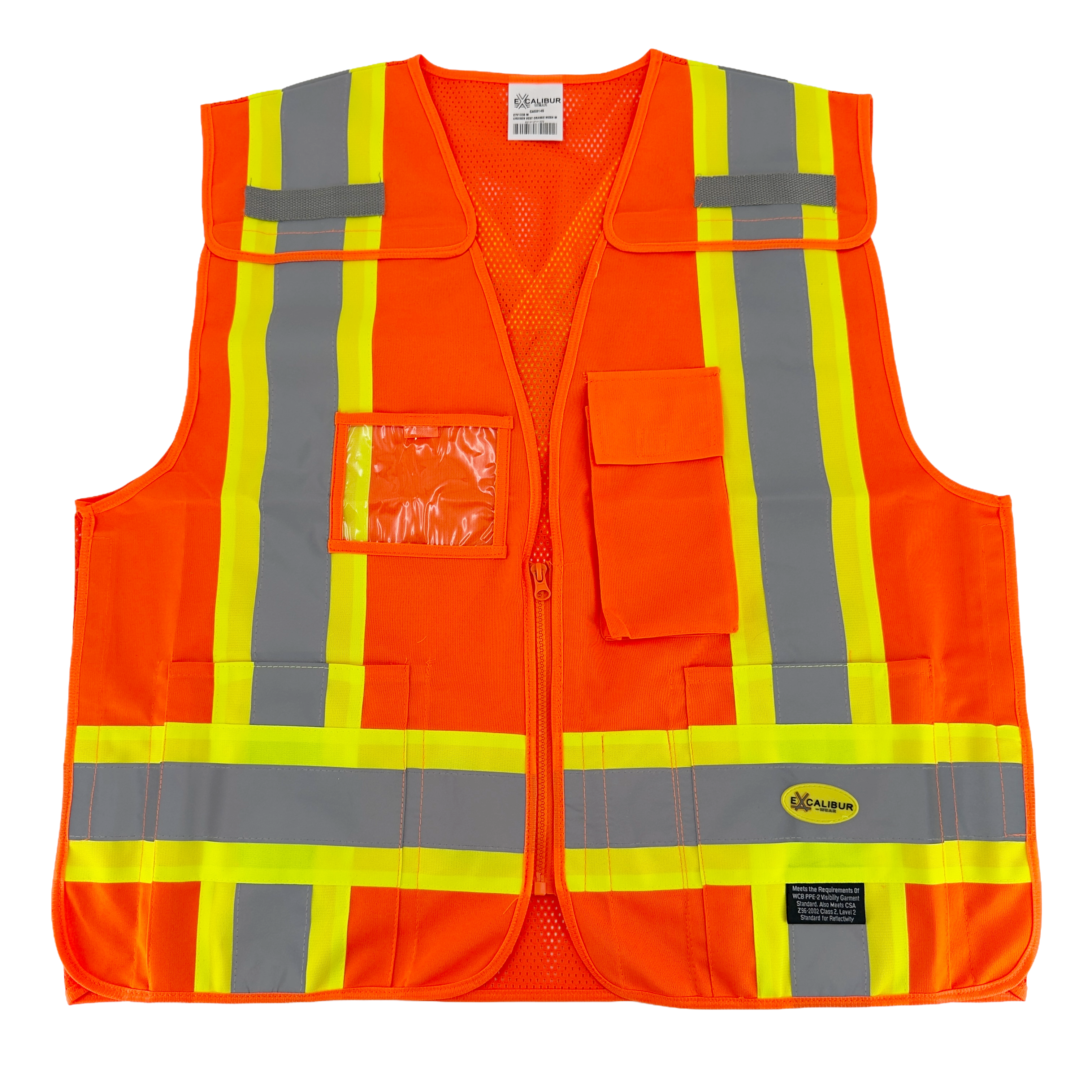 Cruiser Vest ( ORANGE ) W/ Reflective Tape