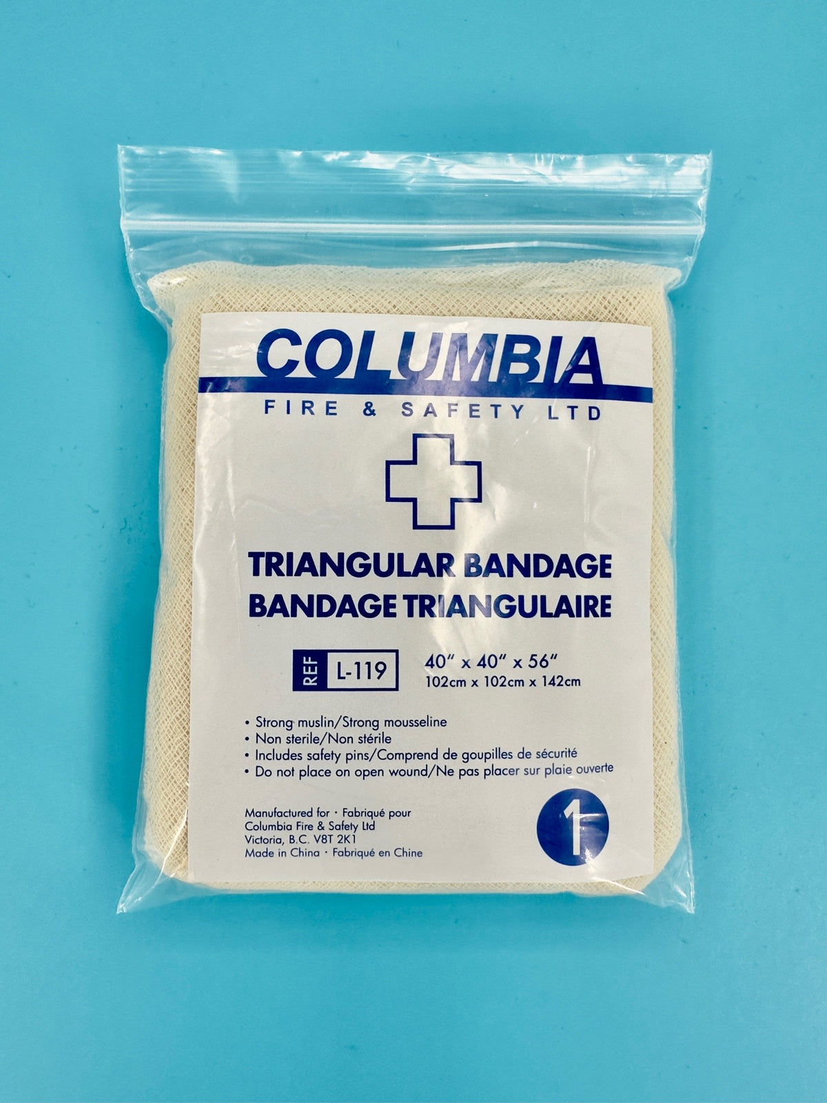 Triangular Bandages 40” x 40” x 56” ( 102cm x 102cm x 142cm )